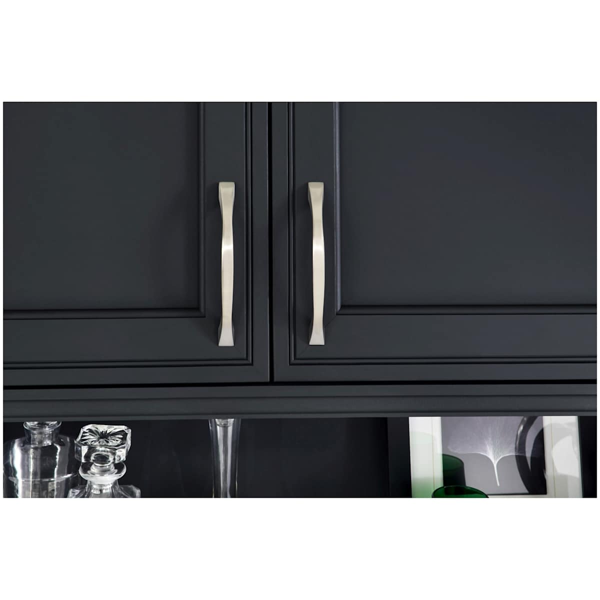 Jeffrey Alexander - 767-96SN - Philip 3-3/4" Center to Center Sleek Arch Bow Cabinet Pull / Drawer Handle in Satin Nickel
