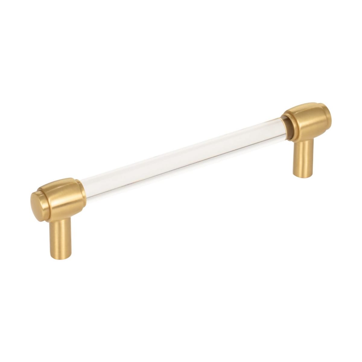 Carmen 5-1/16" (128 mm) Center to Center Glam Clear Acrylic Bar Cabinet Handle / Drawer Pull