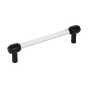 Carmen 5-1/16" (128 mm) Center to Center Glam Clear Acrylic Bar Cabinet Handle / Drawer Pull