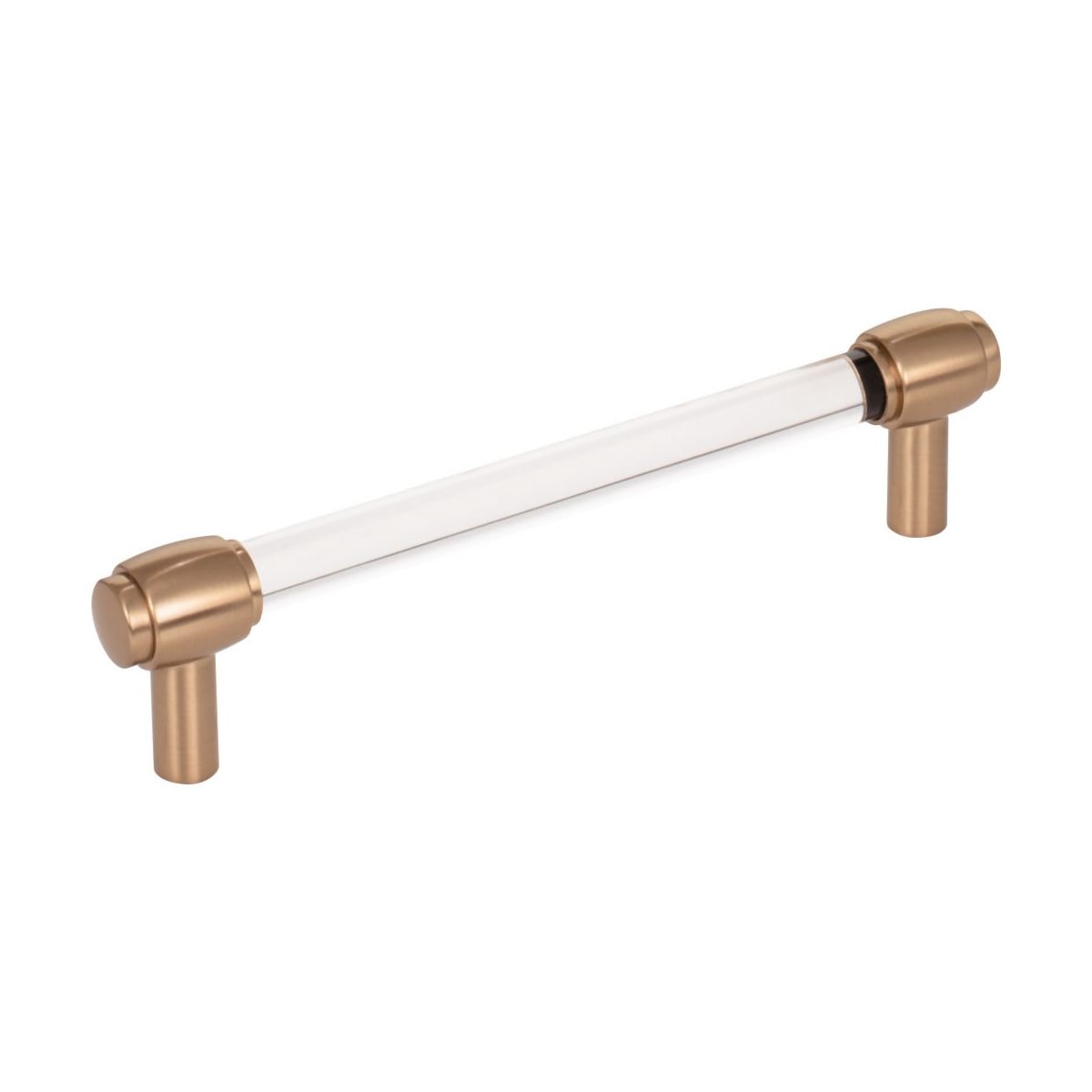 Carmen 5-1/16" (128 mm) Center to Center Glam Clear Acrylic Bar Cabinet Handle / Drawer Pull
