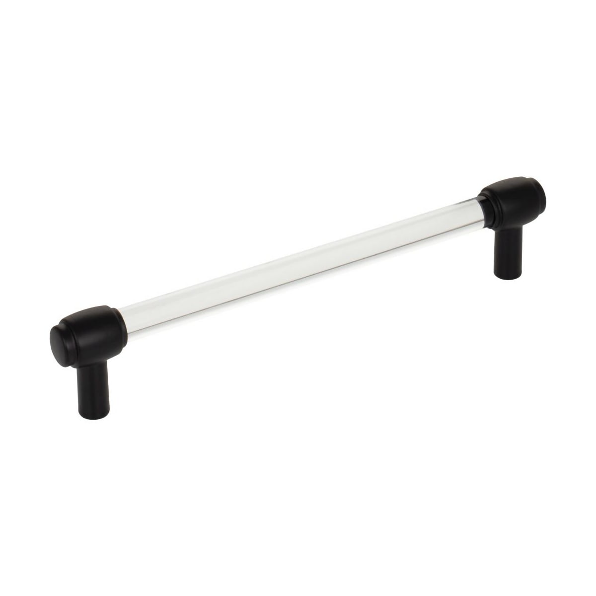 Carmen 6-5/16" (160 mm) Center to Center Glam Clear Acrylic Cabinet Handle / Drawer Pull