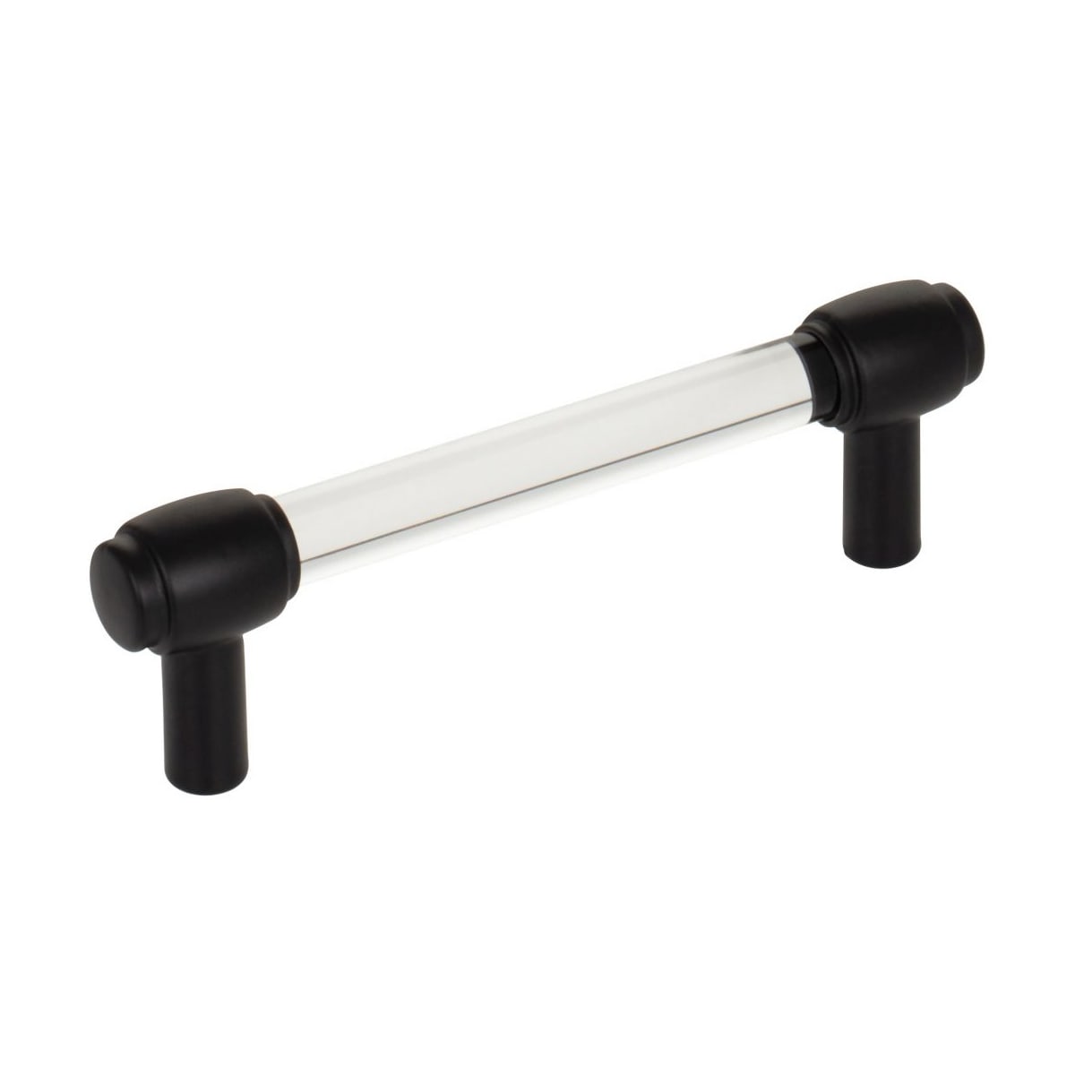 Carmen 3-3/4" (96 mm) Center to Center Glam Clear Acrylic Bar Cabinet Handle / Drawer Pull