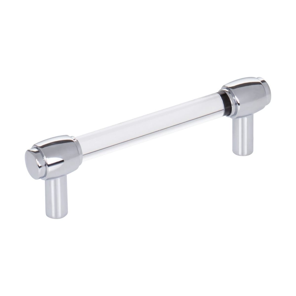 Carmen 3-3/4" (96 mm) Center to Center Glam Clear Acrylic Bar Cabinet Handle / Drawer Pull