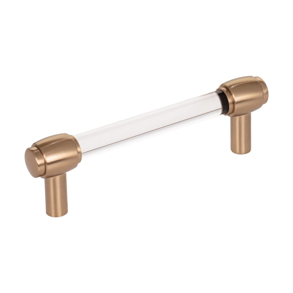 Carmen 3-3/4" (96 mm) Center to Center Glam Clear Acrylic Bar Cabinet Handle / Drawer Pull