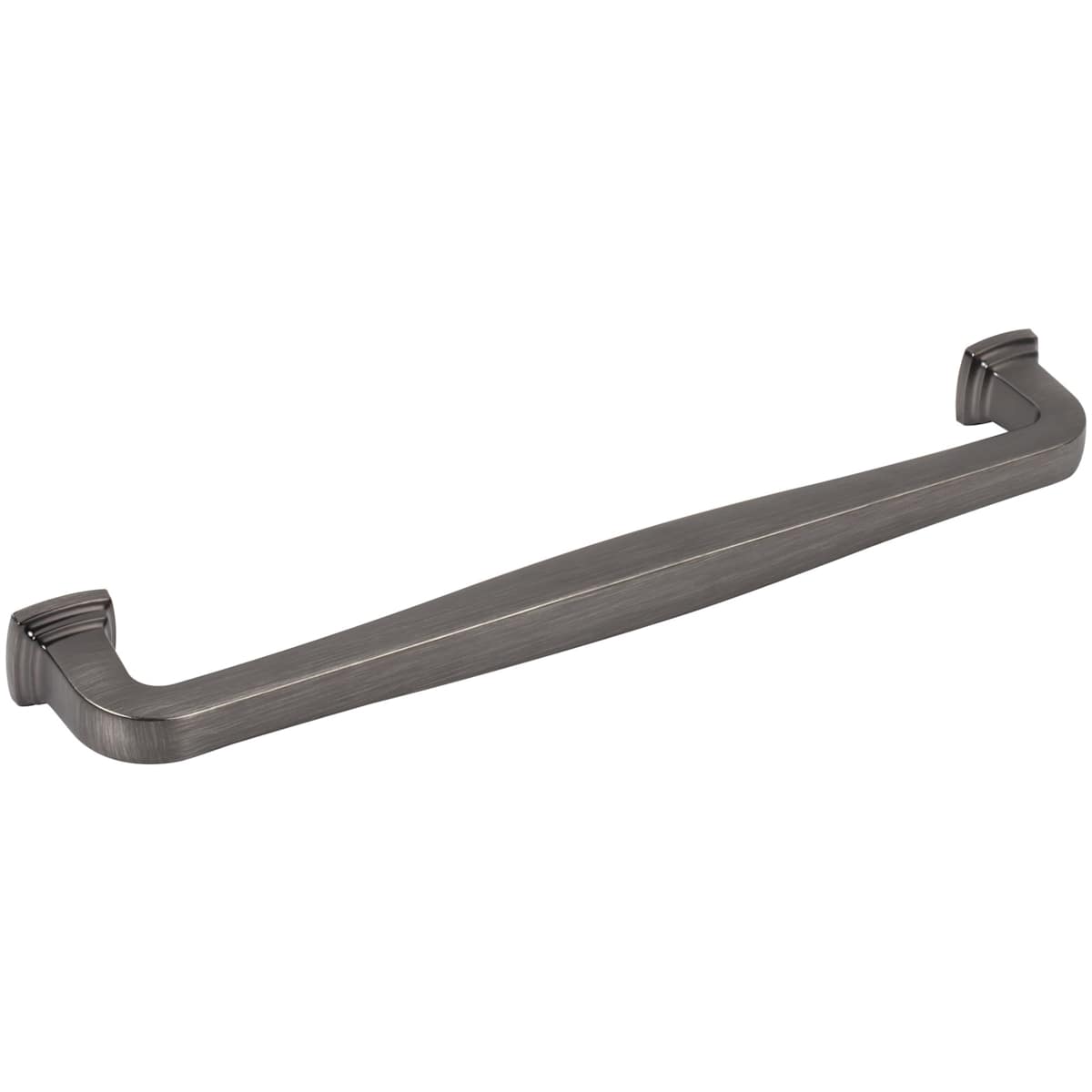 Jeffrey Alexander - 782-12SN - Fontana 12" Center to Center Elegant Squared Appliance Handle / Appliance Pull in Satin Nickel