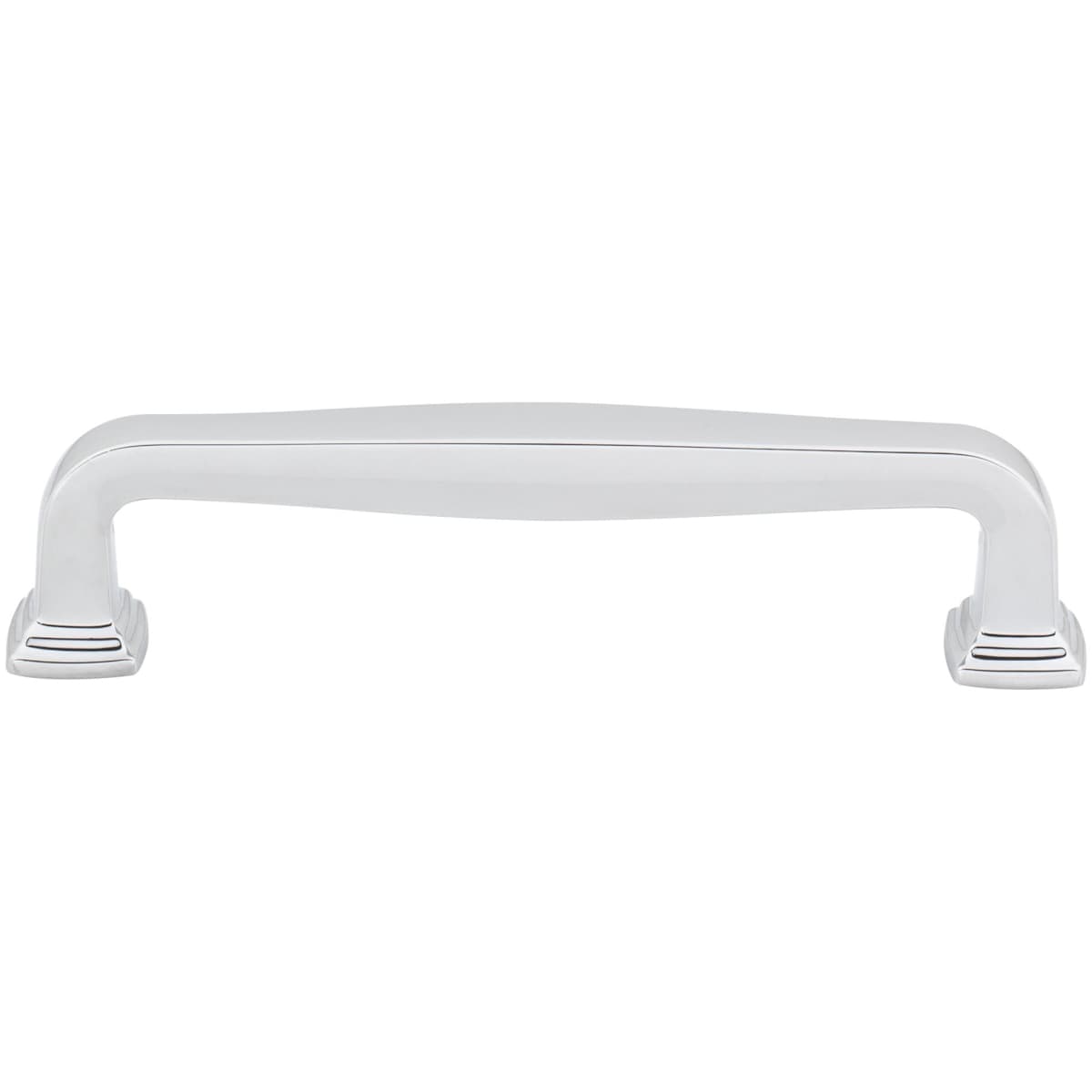 Jeffrey Alexander - 782-128PC - Fontana 5-1/16" (128mm) Center to Center Elegant Squared Cabinet Handle / Drawer Pull in Polished Chrome