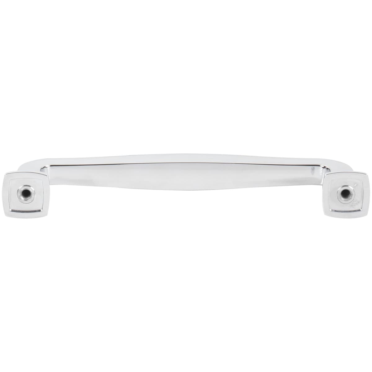 Jeffrey Alexander - 782-128PC - Fontana 5-1/16" (128mm) Center to Center Elegant Squared Cabinet Handle / Drawer Pull in Polished Chrome