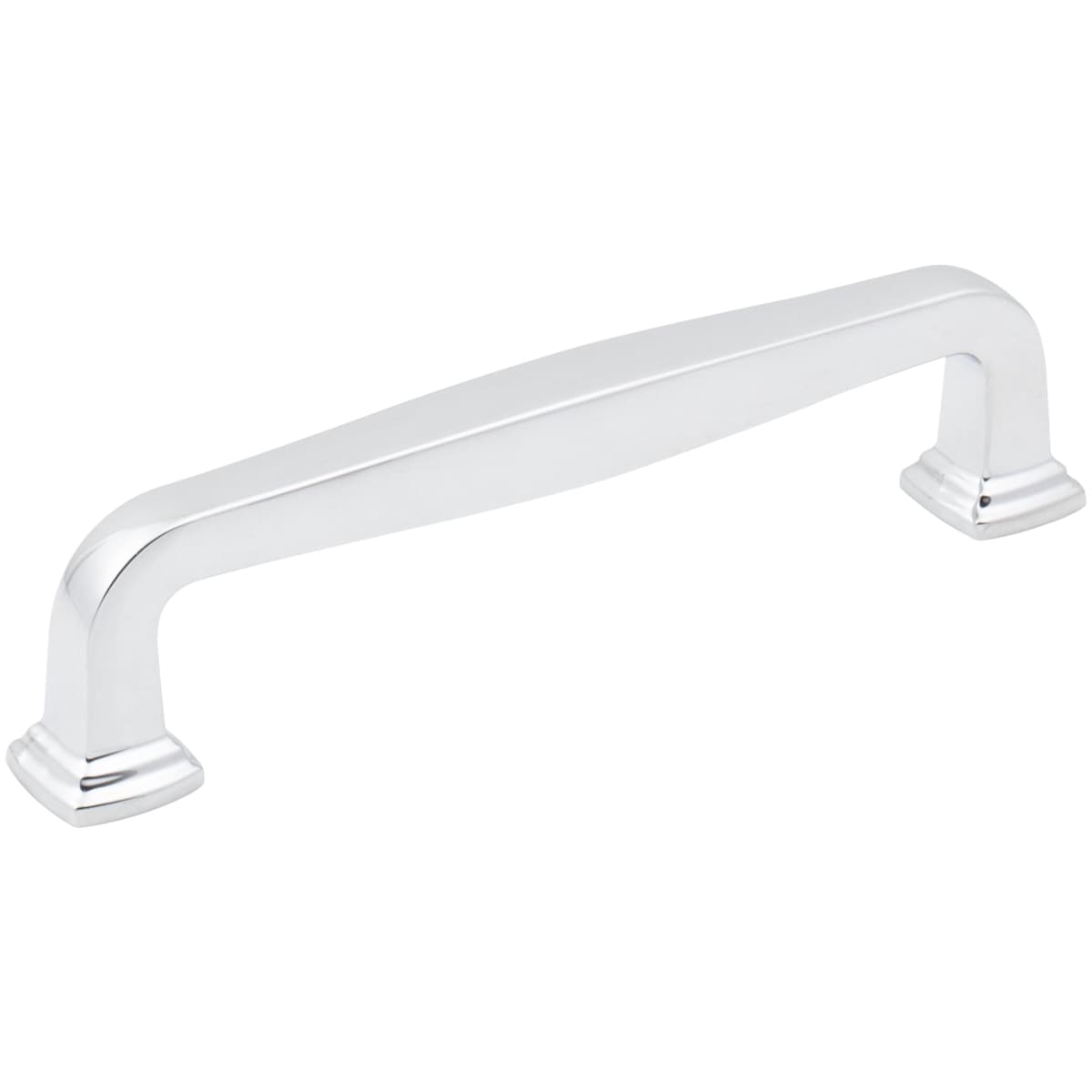 Jeffrey Alexander - 782-128PC - Fontana 5-1/16" (128mm) Center to Center Elegant Squared Cabinet Handle / Drawer Pull in Polished Chrome