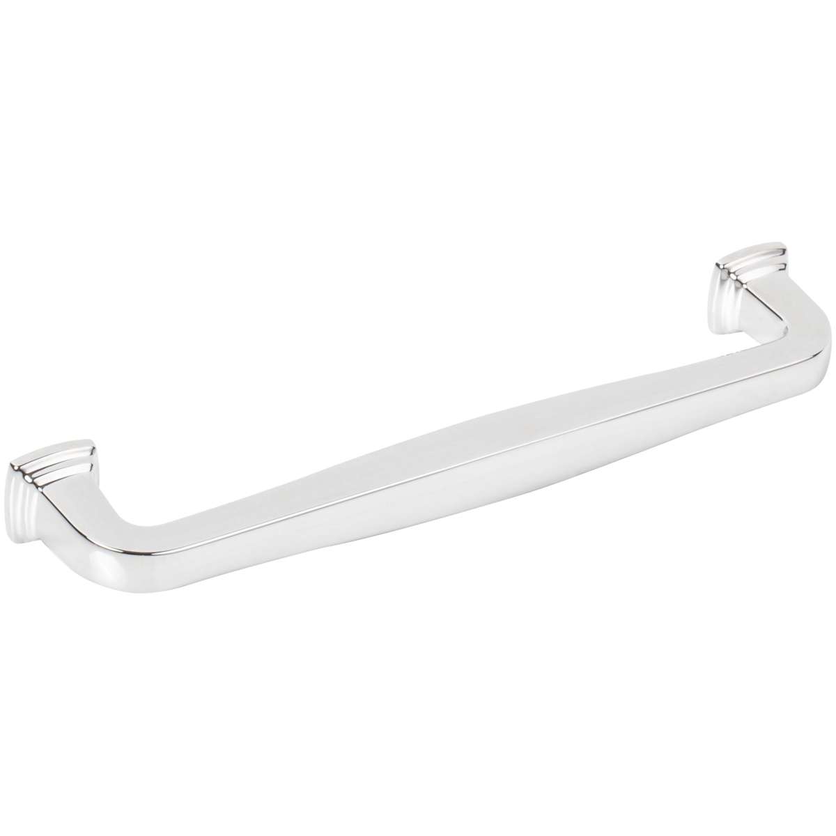 Jeffrey Alexander - 782-160SN - Fontana 6-5/16" (160mm) Center to Center Elegant Squared Cabinet Handle / Drawer Pull in Satin Nickel