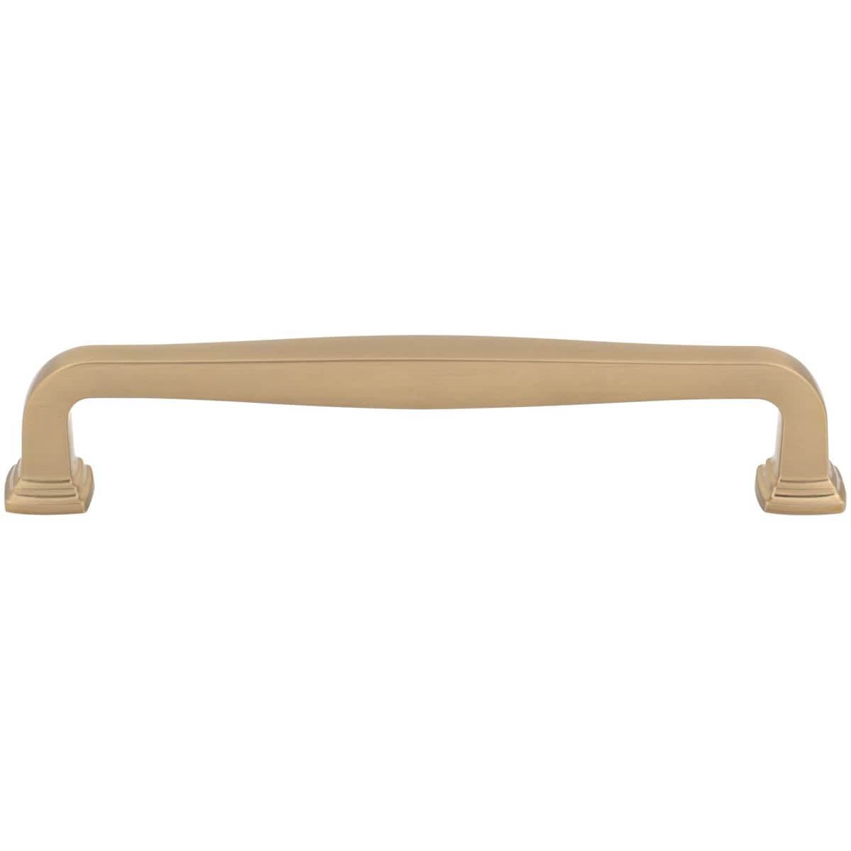Jeffrey Alexander - 782-160SN - Fontana 6-5/16" (160mm) Center to Center Elegant Squared Cabinet Handle / Drawer Pull in Satin Nickel