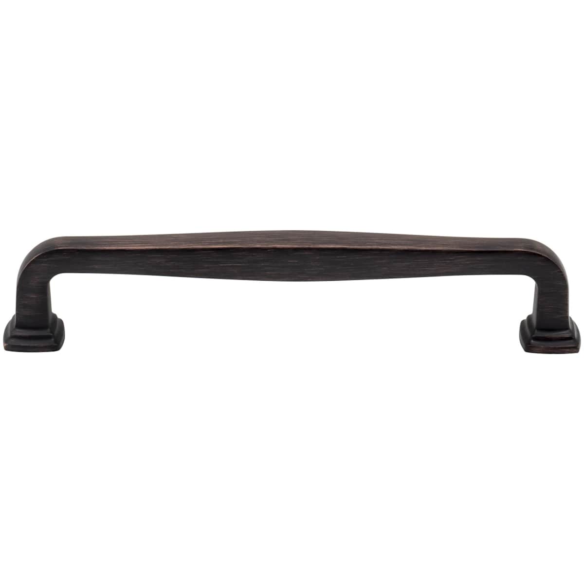 Jeffrey Alexander - 782-160SN - Fontana 6-5/16" (160mm) Center to Center Elegant Squared Cabinet Handle / Drawer Pull in Satin Nickel