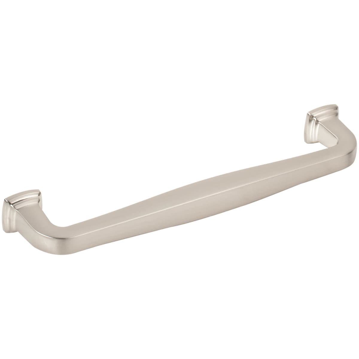 Jeffrey Alexander - 782-160SN - Fontana 6-5/16" (160mm) Center to Center Elegant Squared Cabinet Handle / Drawer Pull in Satin Nickel