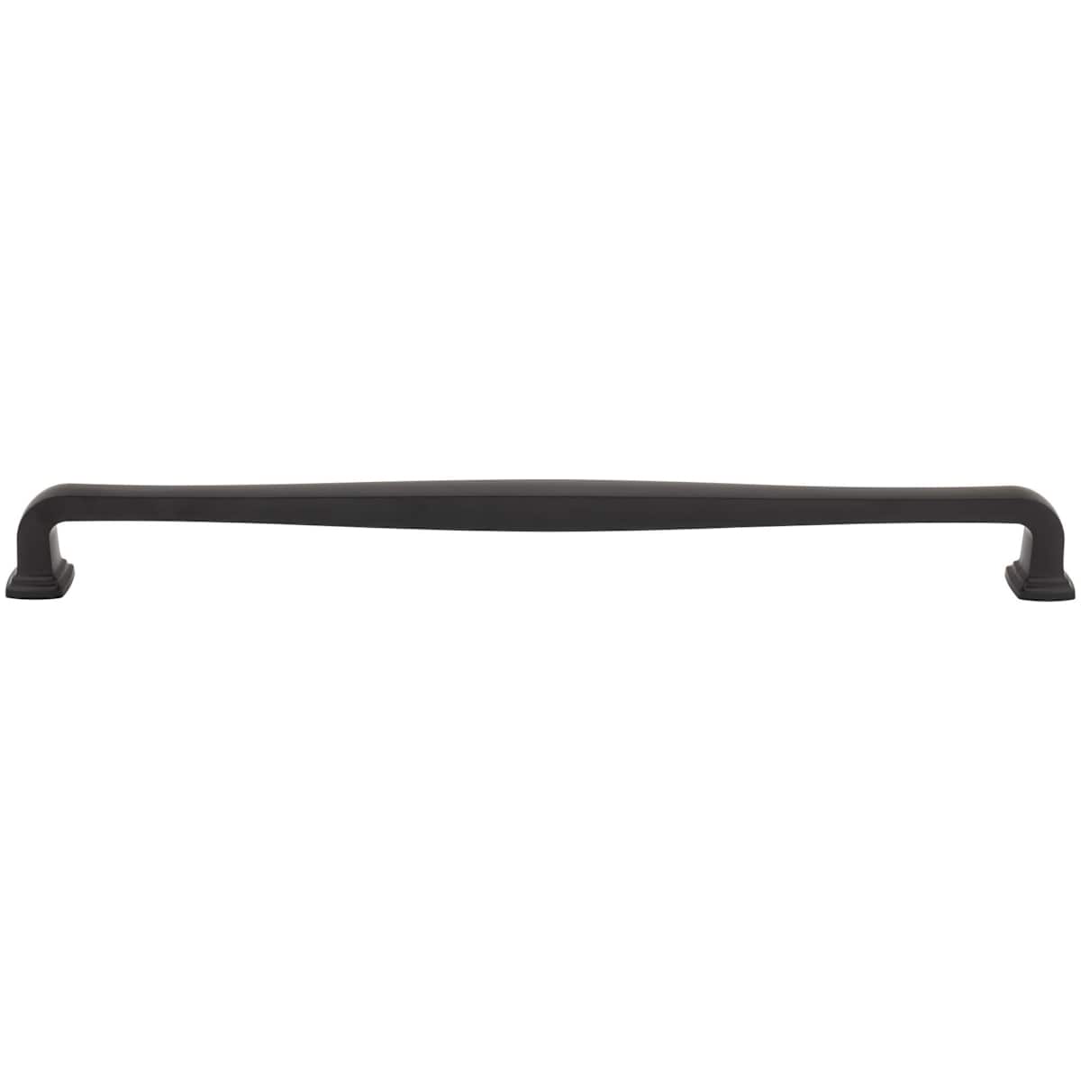 Jeffrey Alexander - 782-18BNBDL - Fontana 18" Center to Center Elegant Curved Square Appliance Handle / Drawer Pull in Brushed Pewter