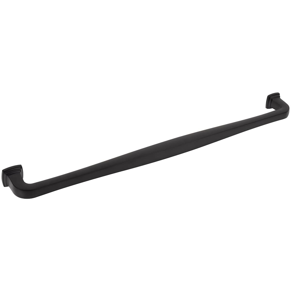 Jeffrey Alexander - 782-18BNBDL - Fontana 18" Center to Center Elegant Curved Square Appliance Handle / Drawer Pull in Brushed Pewter