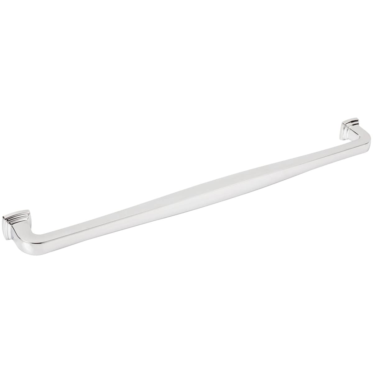 Jeffrey Alexander - 782-18BNBDL - Fontana 18" Center to Center Elegant Curved Square Appliance Handle / Drawer Pull in Brushed Pewter