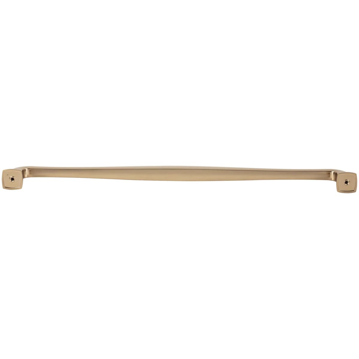 Jeffrey Alexander - 782-18BNBDL - Fontana 18" Center to Center Elegant Curved Square Appliance Handle / Drawer Pull in Brushed Pewter