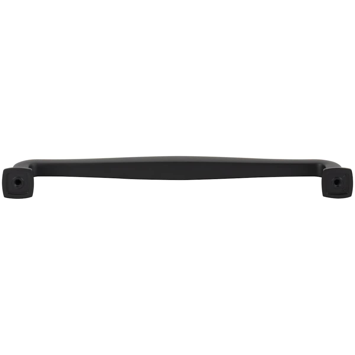 Jeffrey Alexander - 782-192SN - Fontana 7-9/16" (192mm) Center to Center Elegant Curved Square Cabinet Handle / Drawer Pull in Satin Nickel
