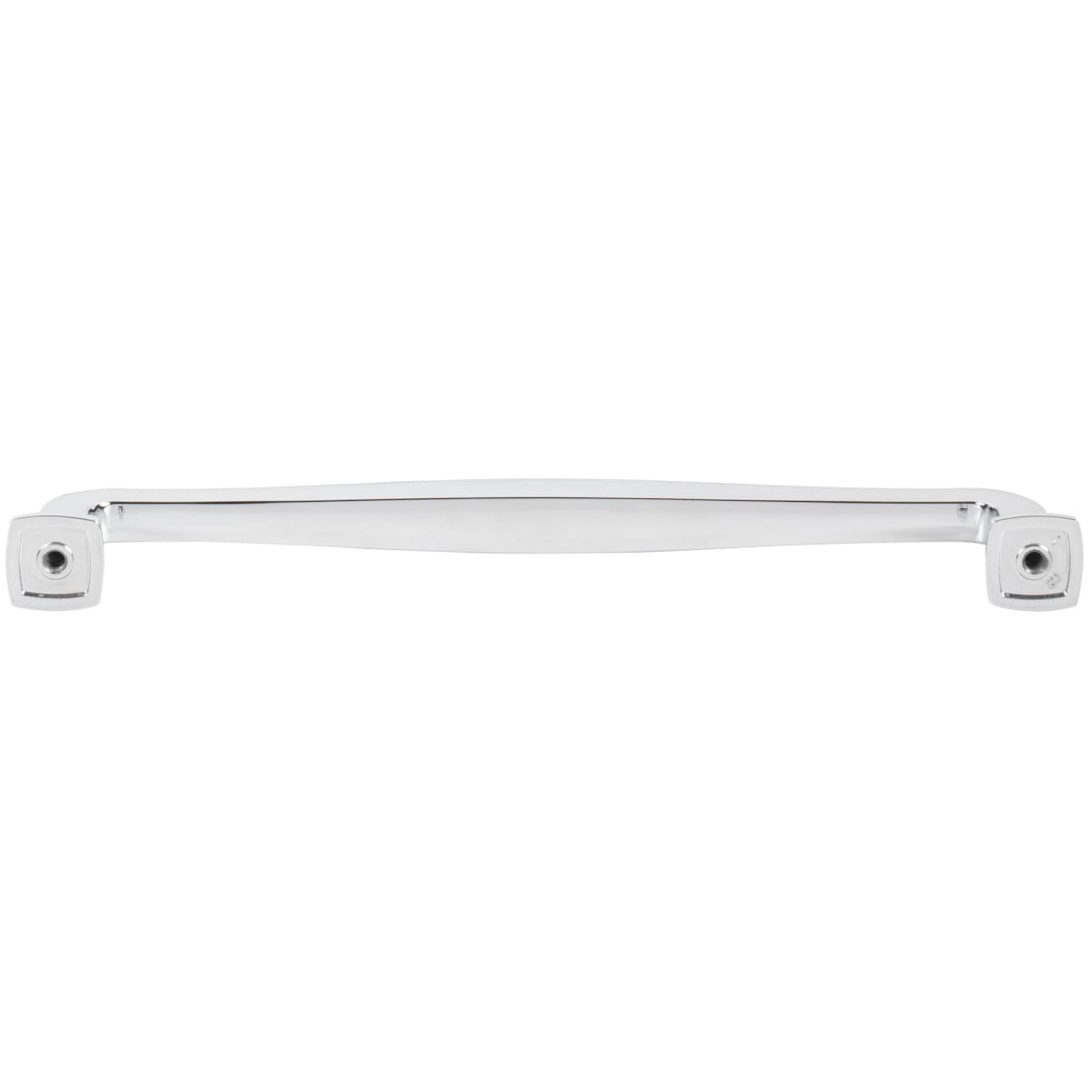 Jeffrey Alexander - 782-192SN - Fontana 7-9/16" (192mm) Center to Center Elegant Curved Square Cabinet Handle / Drawer Pull in Satin Nickel