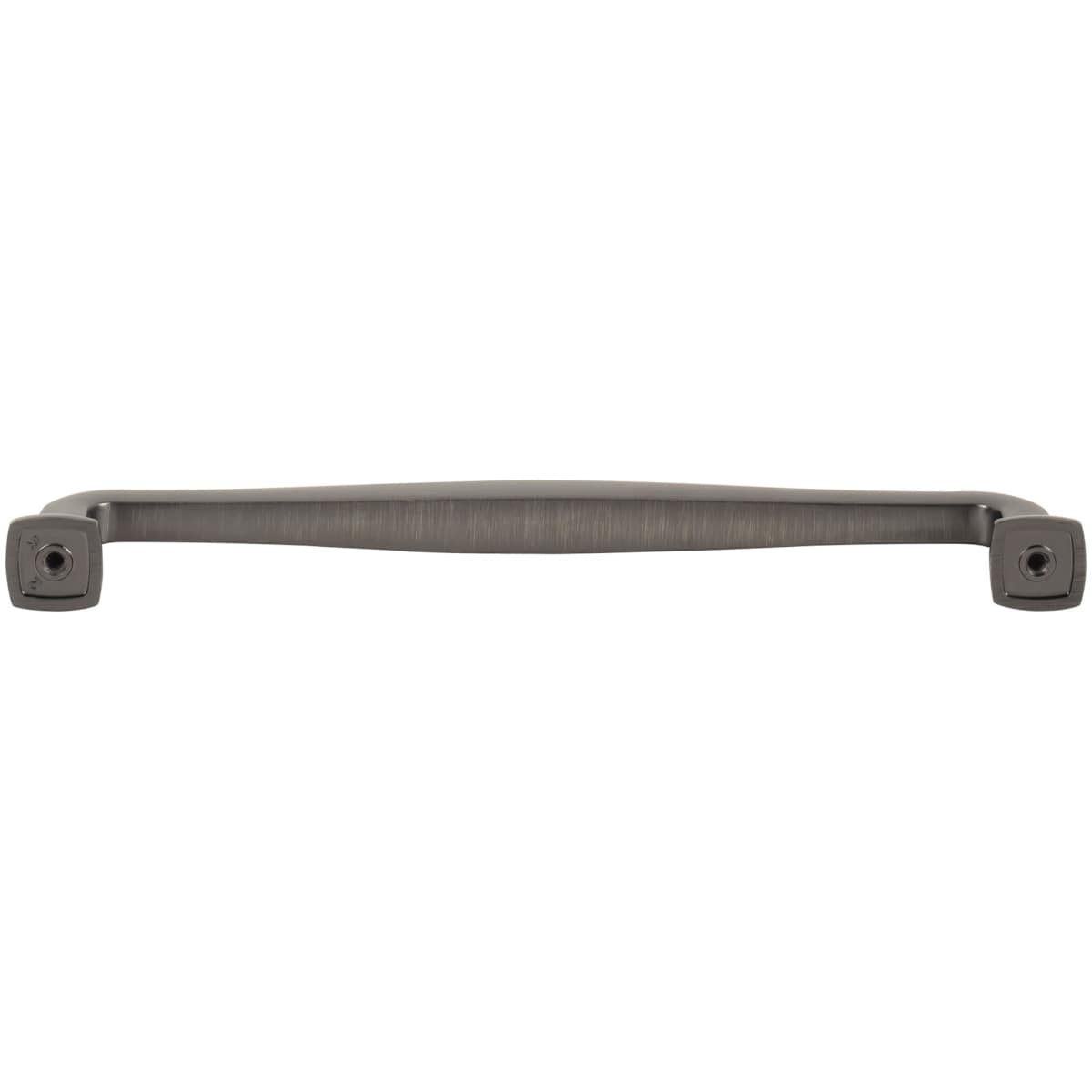 Jeffrey Alexander - 782-192SN - Fontana 7-9/16" (192mm) Center to Center Elegant Curved Square Cabinet Handle / Drawer Pull in Satin Nickel