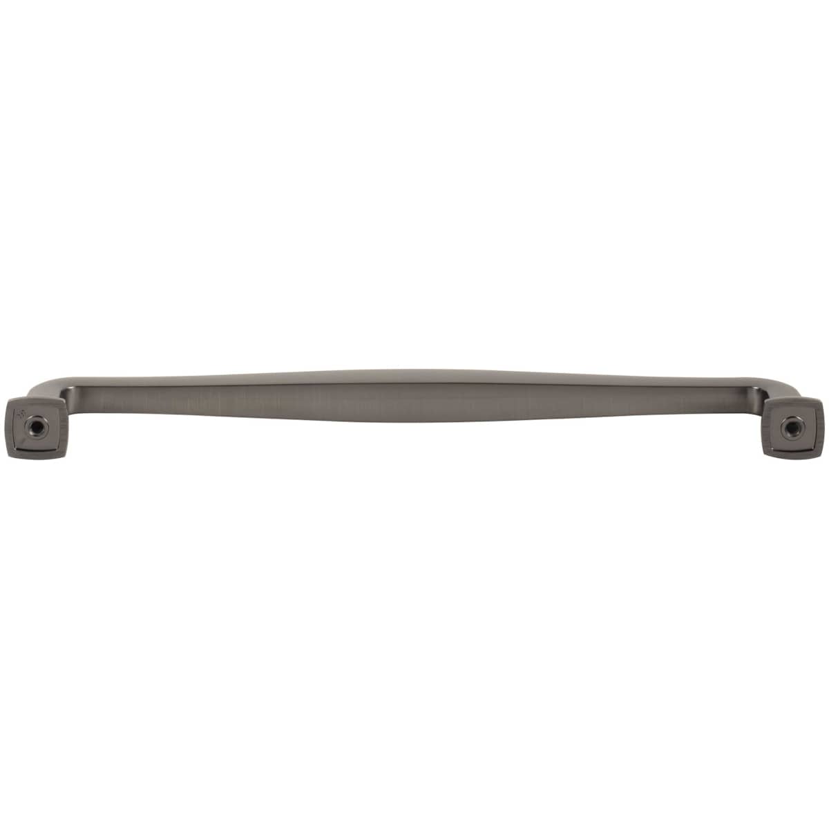 Jeffrey Alexander - 782-224MB - Fontana 8-13/16" (224mm) Center to Center Elegant Curved Square Cabinet Handle / Drawer Pull in Matte Black