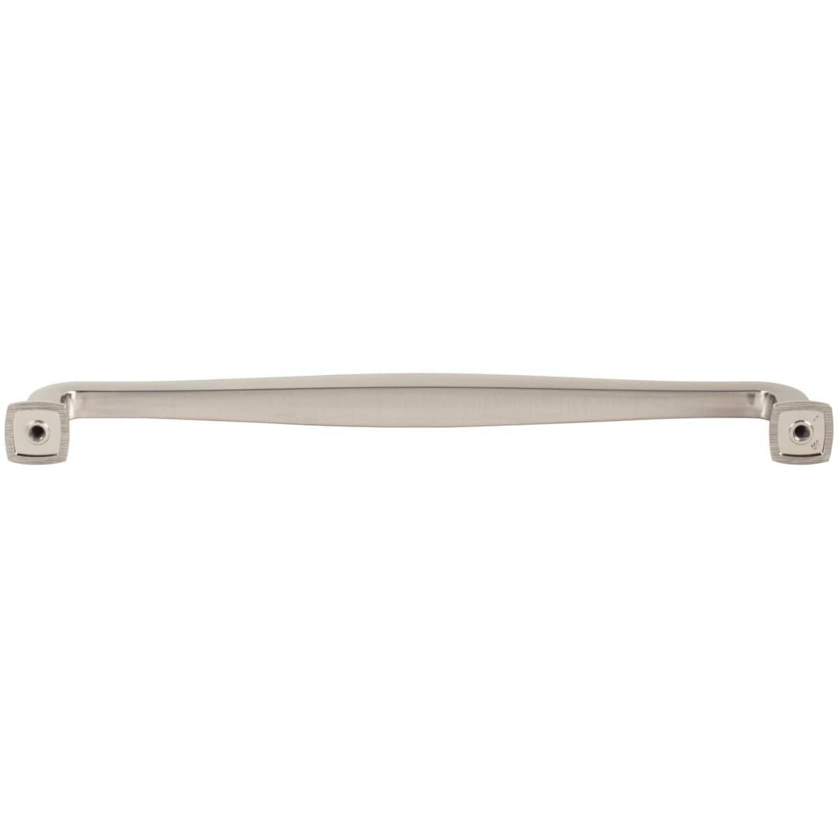 Jeffrey Alexander - 782-224MB - Fontana 8-13/16" (224mm) Center to Center Elegant Curved Square Cabinet Handle / Drawer Pull in Matte Black
