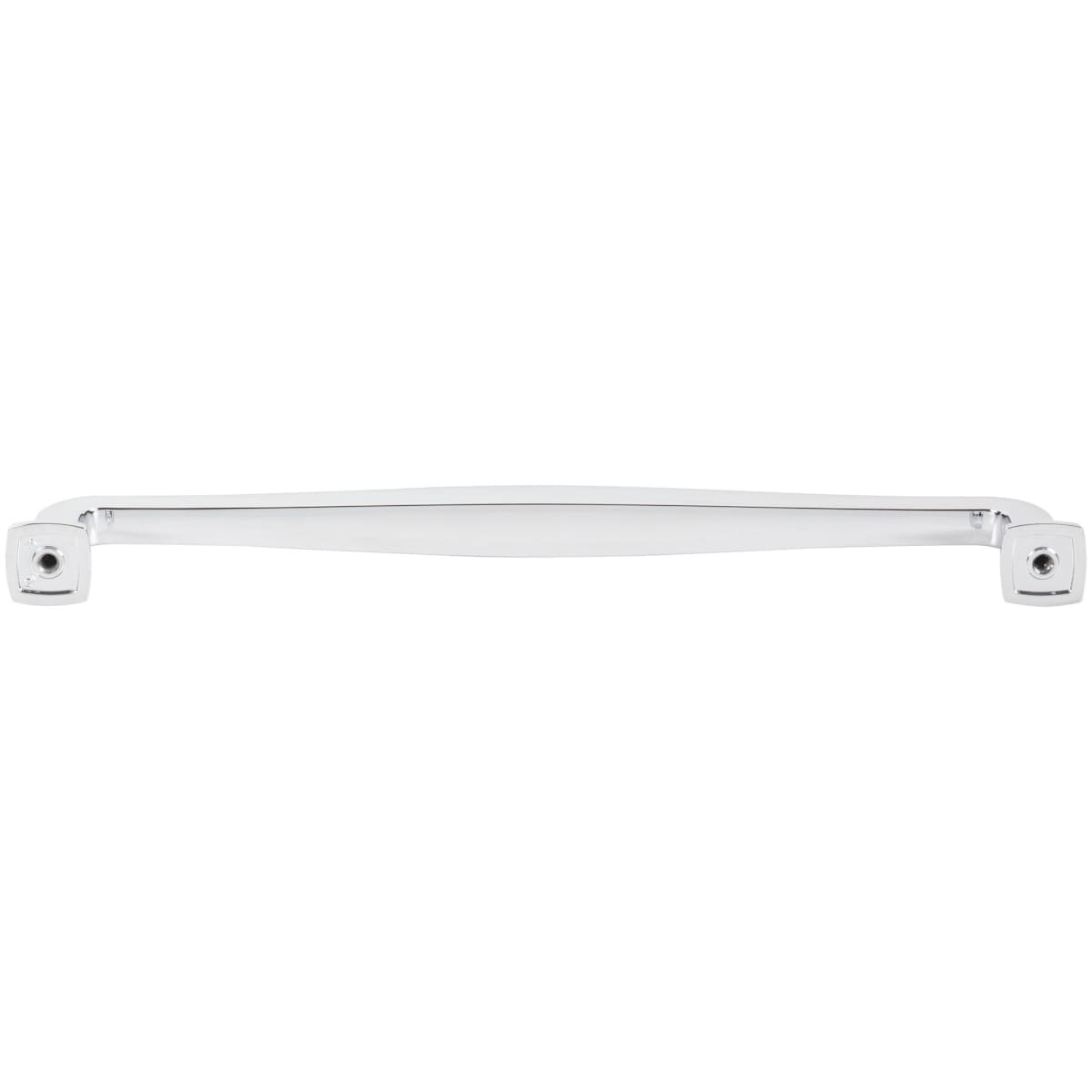 Jeffrey Alexander - 782-224MB - Fontana 8-13/16" (224mm) Center to Center Elegant Curved Square Cabinet Handle / Drawer Pull in Matte Black