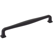 Jeffrey Alexander - 782-224MB - Fontana 8-13/16" (224mm) Center to Center Elegant Curved Square Cabinet Handle / Drawer Pull in Matte Black