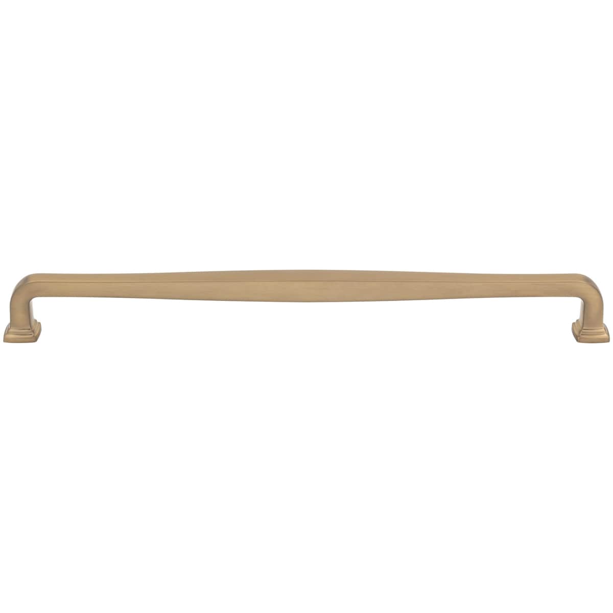 Jeffrey Alexander - 782-305DBAC - Fontana 12" (305mm) Center to Center Elegant Curved Square Large Cabinet Handle / Drawer Pull in Brushed Oil Rubbed Bronze