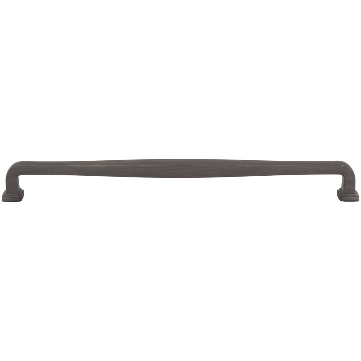 Jeffrey Alexander - 782-305DBAC - Fontana 12" (305mm) Center to Center Elegant Curved Square Large Cabinet Handle / Drawer Pull in Brushed Oil Rubbed Bronze