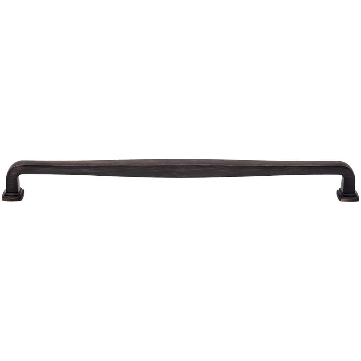 Jeffrey Alexander - 782-305DBAC - Fontana 12" (305mm) Center to Center Elegant Curved Square Large Cabinet Handle / Drawer Pull in Brushed Oil Rubbed Bronze