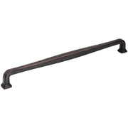 Jeffrey Alexander - 782-305DBAC - Fontana 12" (305mm) Center to Center Elegant Curved Square Large Cabinet Handle / Drawer Pull in Brushed Oil Rubbed Bronze