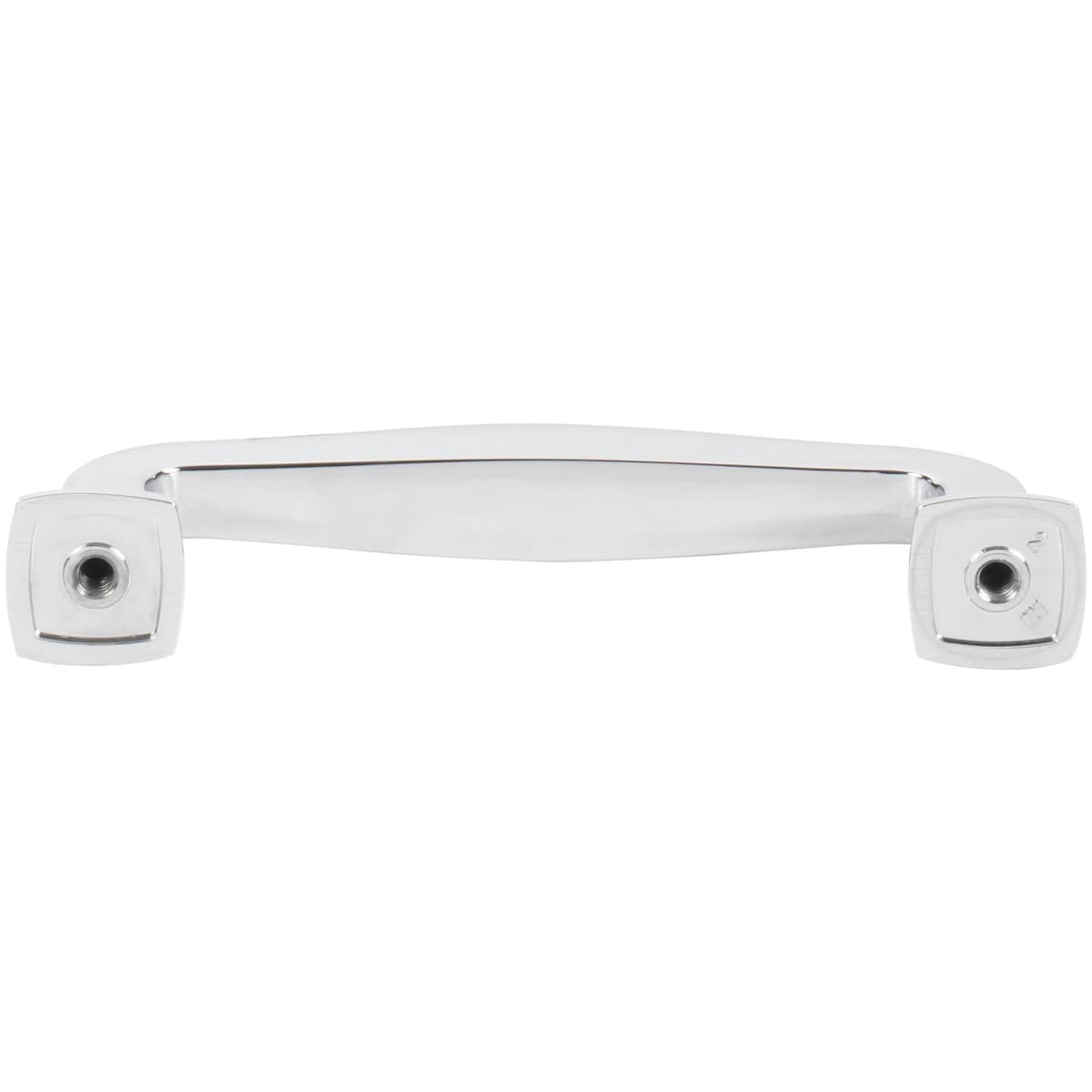 Jeffrey Alexander - 782-96BNBDL - Fontana 3-3/4" (96mm) Center to Center Elegant Curved Square Cabinet Handle / Drawer Pull in Brushed Pewter