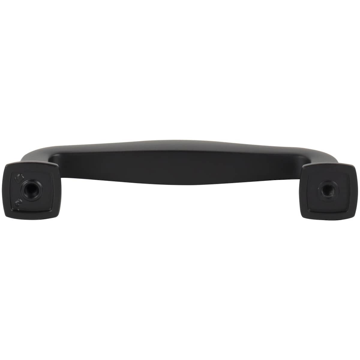 Jeffrey Alexander - 782-96BNBDL - Fontana 3-3/4" (96mm) Center to Center Elegant Curved Square Cabinet Handle / Drawer Pull in Brushed Pewter