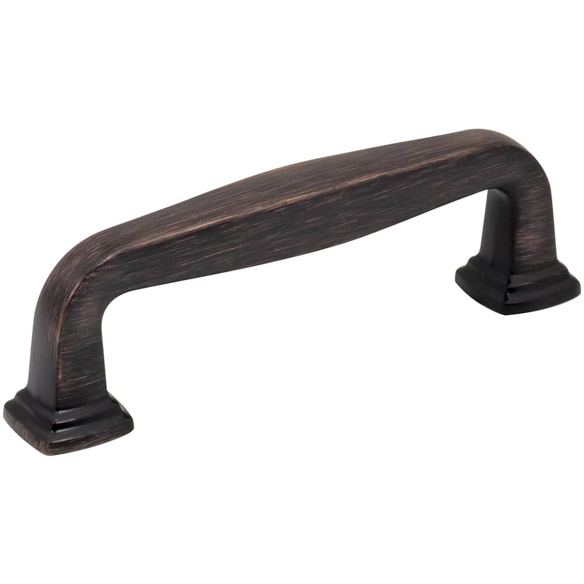 Fontana 3-3/4" (96mm) Center to Center Elegant Curved Square Cabinet Handle / Drawer Pull
