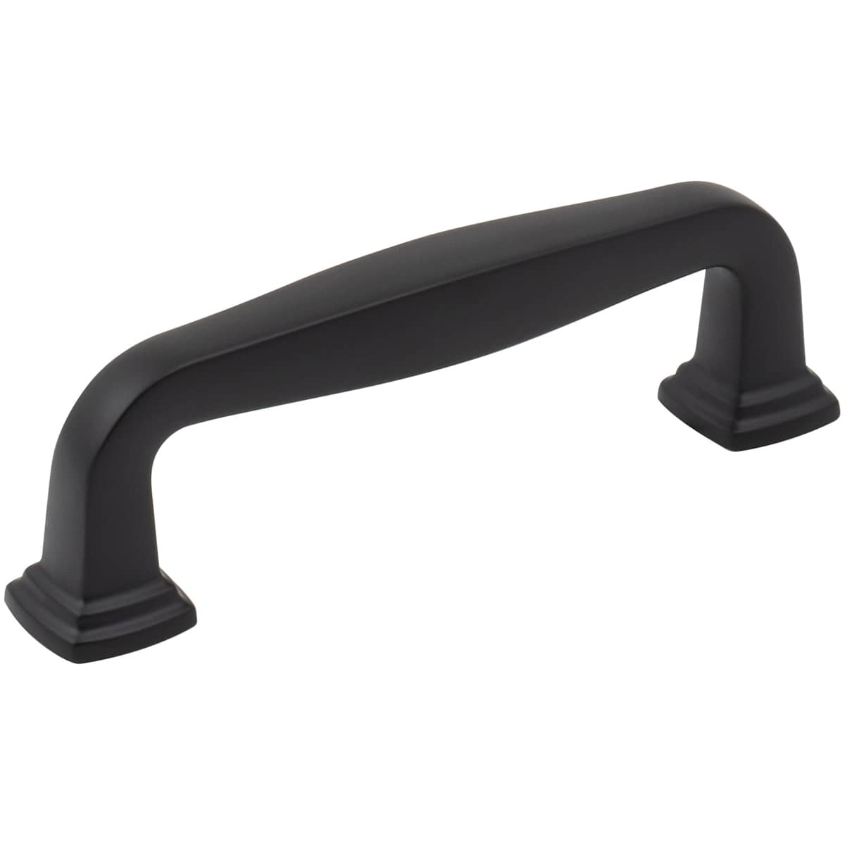 Fontana 3-3/4" (96mm) Center to Center Elegant Curved Square Cabinet Handle / Drawer Pull