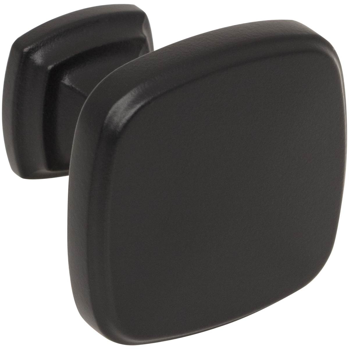 Jeffrey Alexander - 782DBAC - Fontana 1-3/8" Contemporary Ridged Square Cabinet / Drawer Knob in Brushed Oil Rubbed Bronze