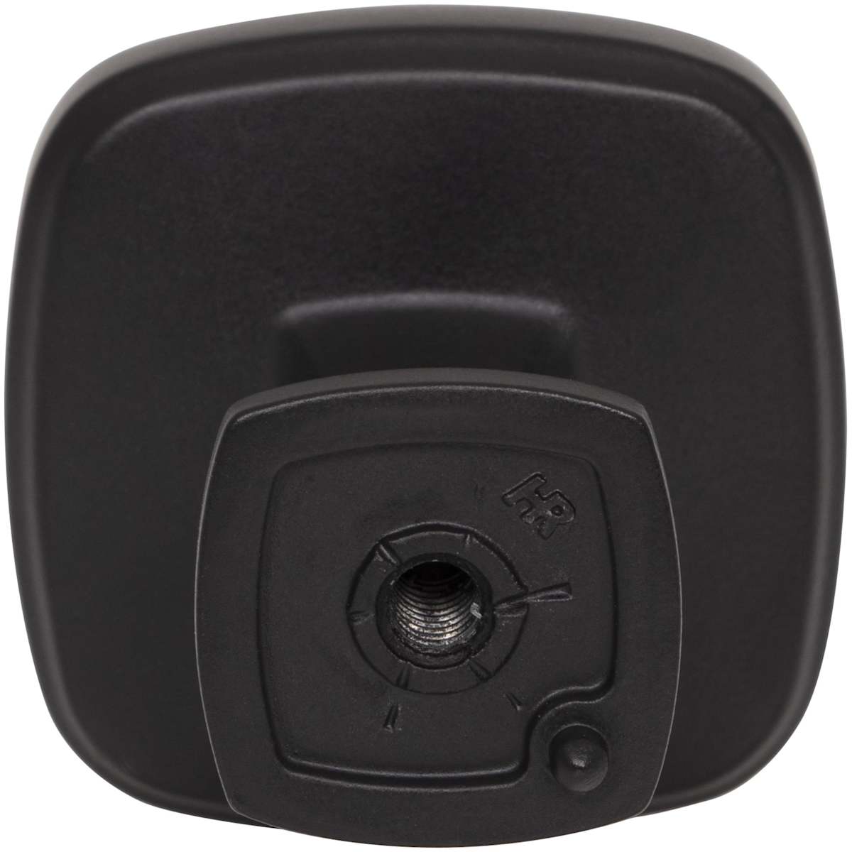 Jeffrey Alexander - 782DBAC - Fontana 1-3/8" Contemporary Ridged Square Cabinet / Drawer Knob in Brushed Oil Rubbed Bronze