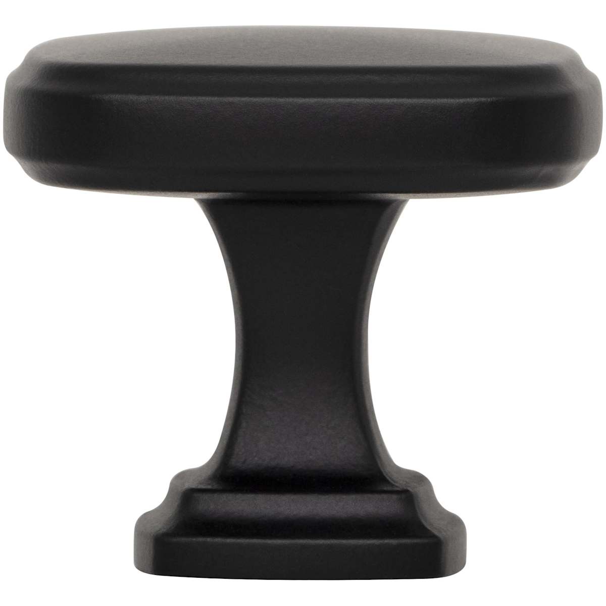 Jeffrey Alexander - 782DBAC - Fontana 1-3/8" Contemporary Ridged Square Cabinet / Drawer Knob in Brushed Oil Rubbed Bronze