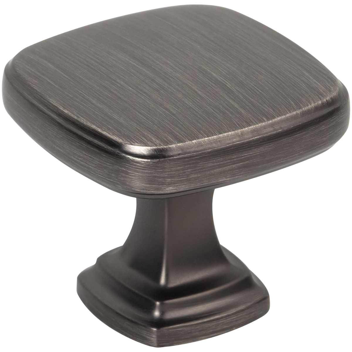 Fontana 1-3/8" Contemporary Ridged Square Cabinet / Drawer Knob