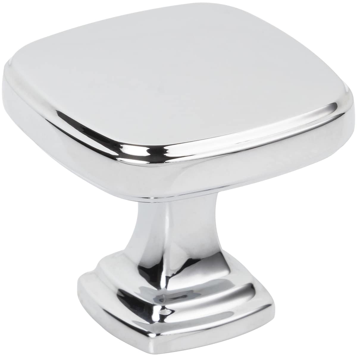 Fontana 1-3/8" Contemporary Ridged Square Cabinet / Drawer Knob