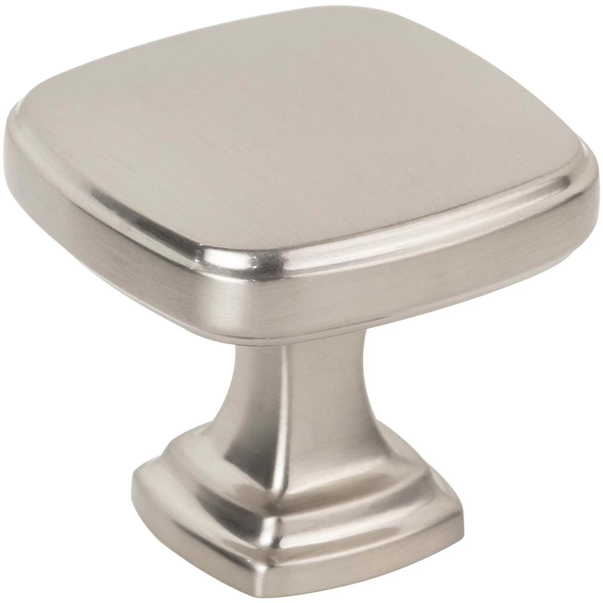 Fontana 1-3/8" Contemporary Ridged Square Cabinet / Drawer Knob