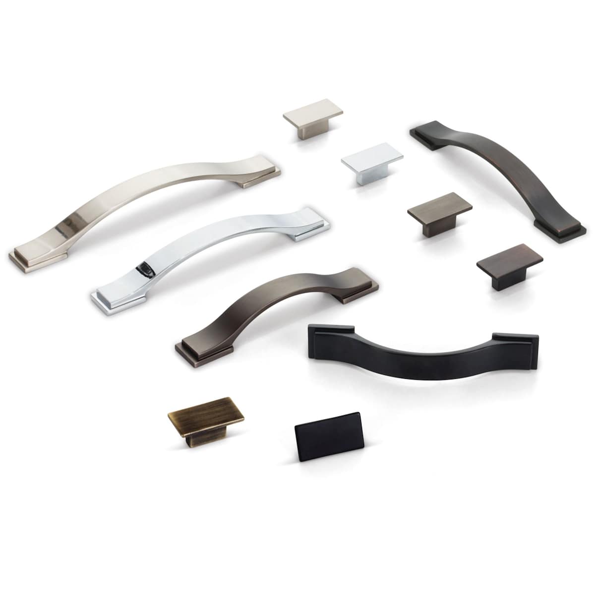 Jeffrey Alexander - 80152-160PC - Mirada 6-5/16" Center to Center Arch Bow Cabinet Handle / Drawer Pull in Polished Chrome