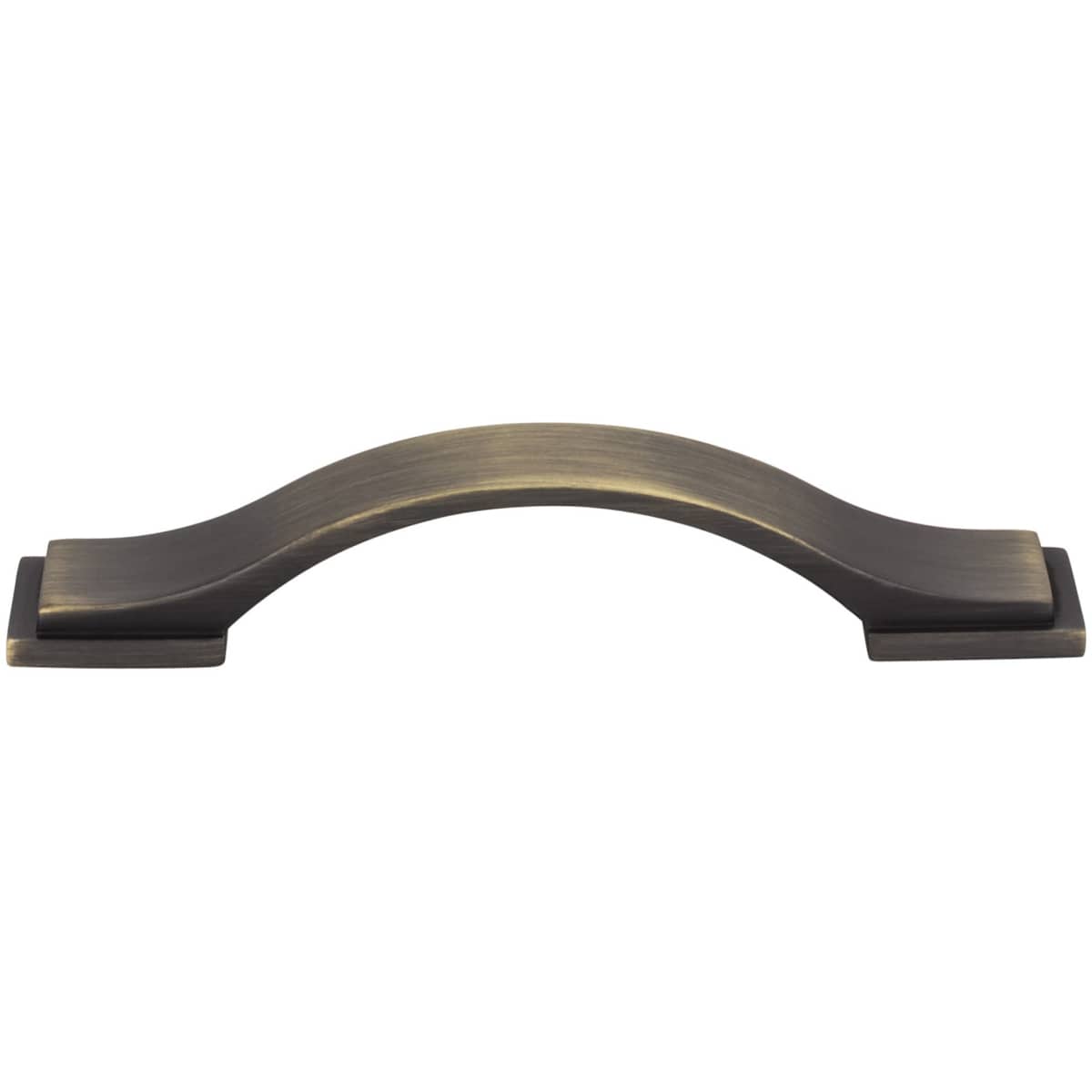 Jeffrey Alexander - 80152-96SN - Mirada 3-3/4" Center to Center Smooth Arch Bow Cabinet Handle / Drawer Pull in Satin Nickel