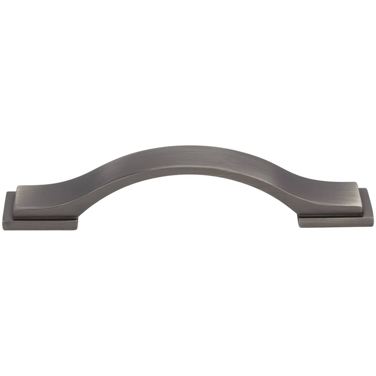 Jeffrey Alexander - 80152-96SN - Mirada 3-3/4" Center to Center Smooth Arch Bow Cabinet Handle / Drawer Pull in Satin Nickel