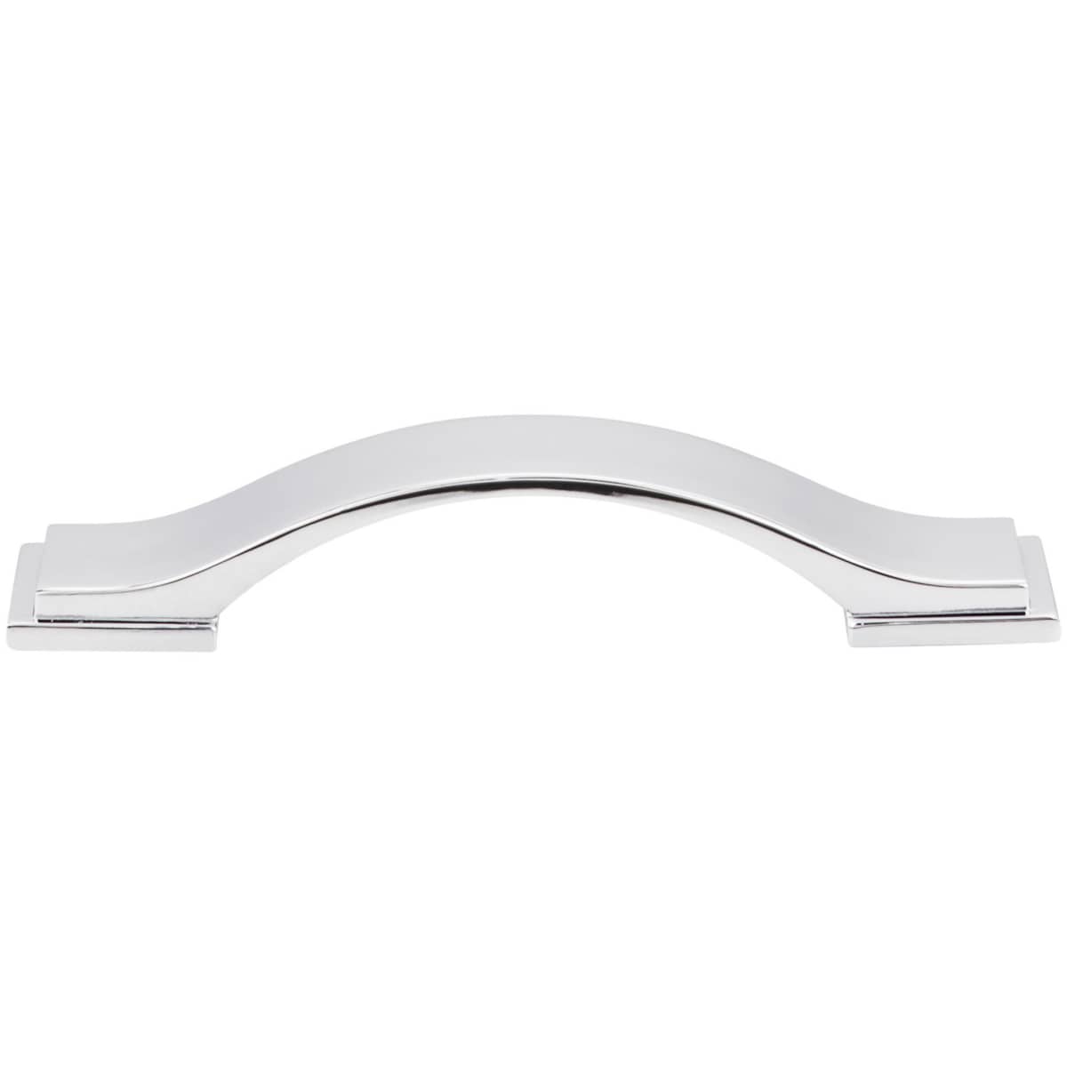 Jeffrey Alexander - 80152-96SN - Mirada 3-3/4" Center to Center Smooth Arch Bow Cabinet Handle / Drawer Pull in Satin Nickel