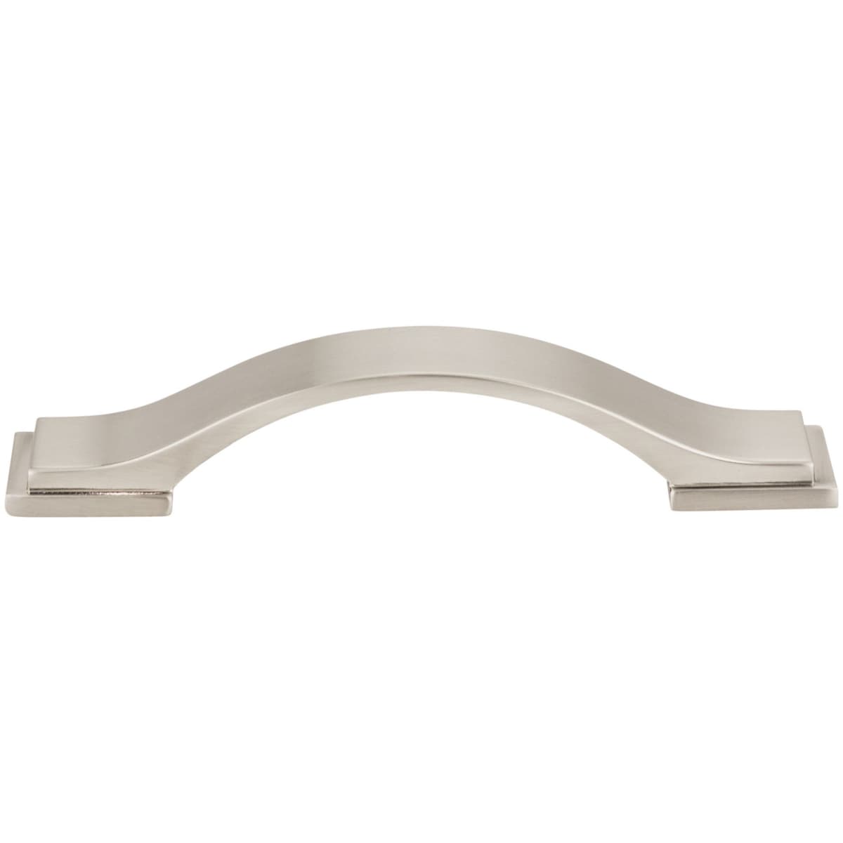 Jeffrey Alexander - 80152-96SN - Mirada 3-3/4" Center to Center Smooth Arch Bow Cabinet Handle / Drawer Pull in Satin Nickel