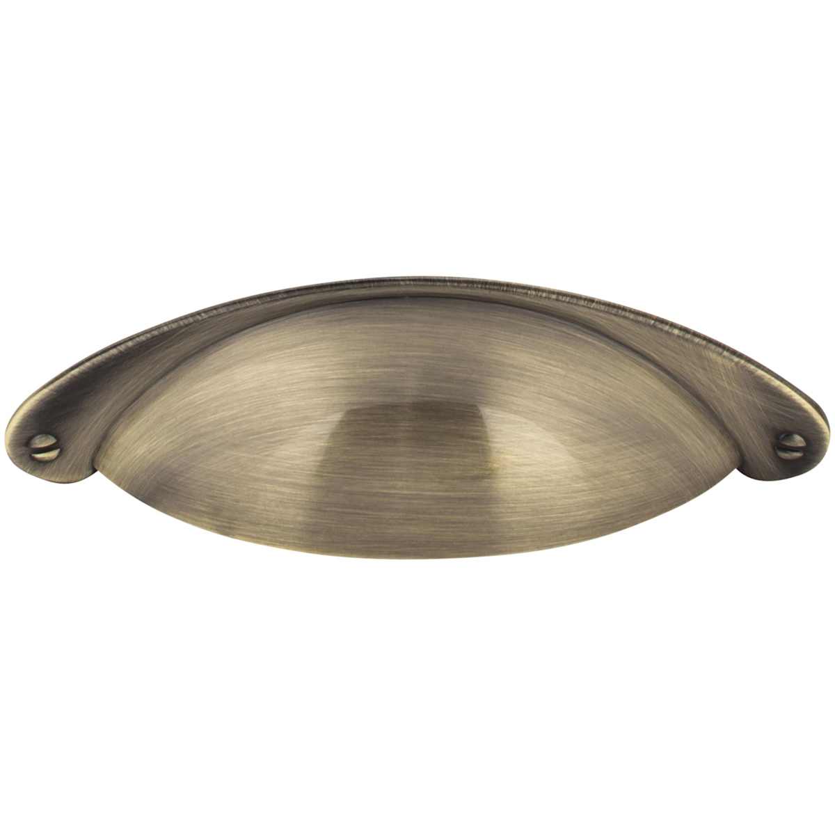 Jeffrey Alexander - 8233BG - Lyon 3" Center to Center Rustic Country Cabinet Cup Pull / Drawer Cup Handle in Brushed Gold
