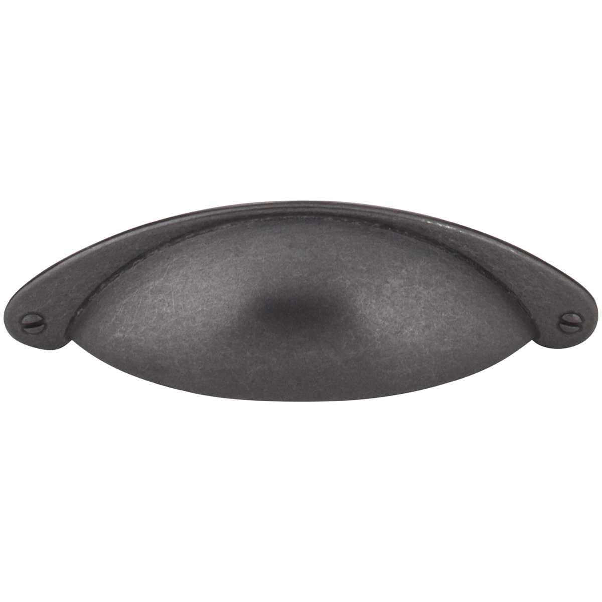 Jeffrey Alexander - 8233BG - Lyon 3" Center to Center Rustic Country Cabinet Cup Pull / Drawer Cup Handle in Brushed Gold