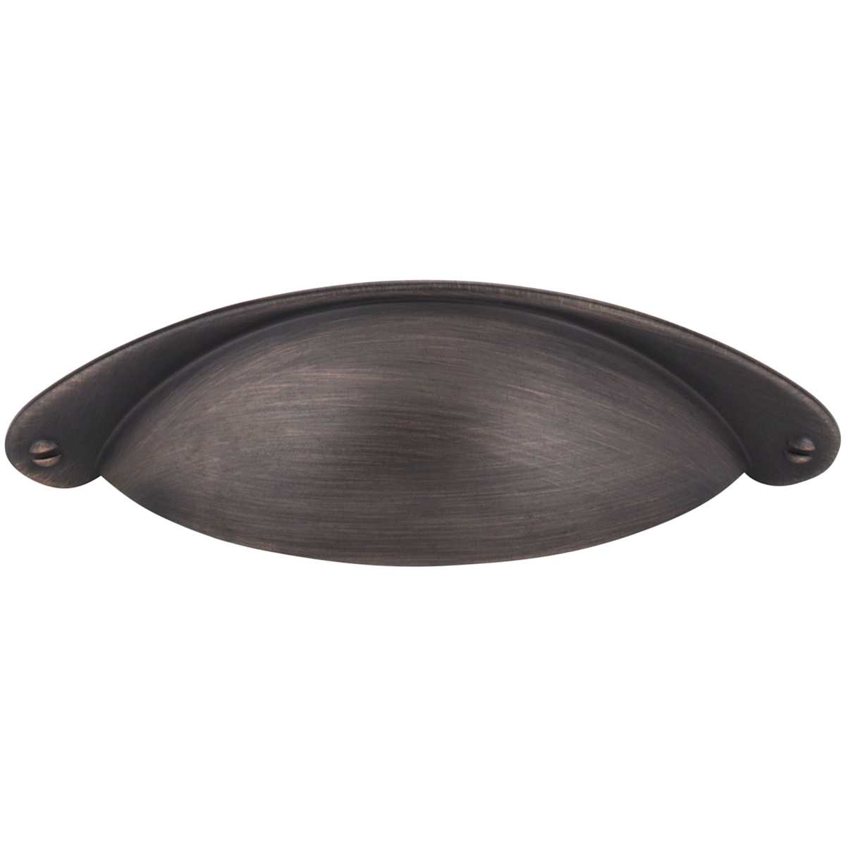 Jeffrey Alexander - 8233BG - Lyon 3" Center to Center Rustic Country Cabinet Cup Pull / Drawer Cup Handle in Brushed Gold