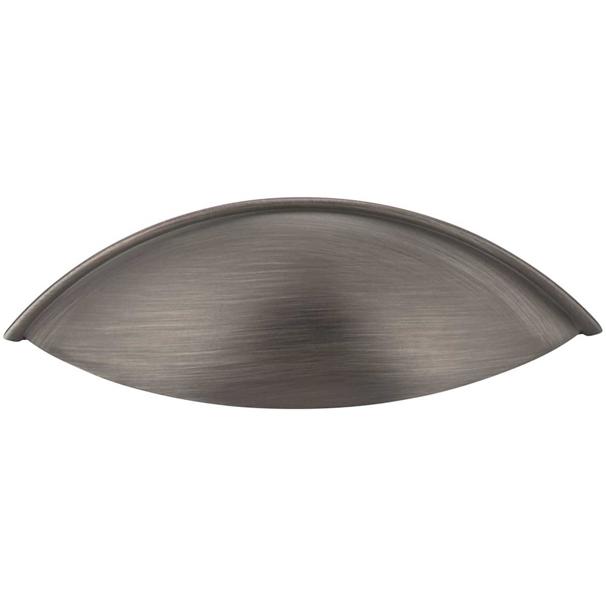 Jeffrey Alexander - 8236AB - Bordeaux 3-3/4" Center to Center 5" Classic Cabinet Cup Handle / Drawer Cup Pull in Brushed Antique Brass
